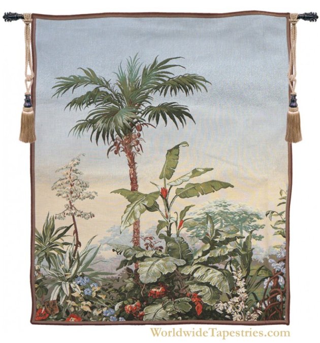 Bananier Paysage Exotique Tapestry