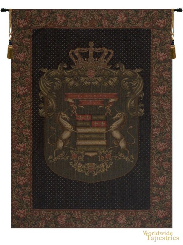 Blason Unicorn Tapestry