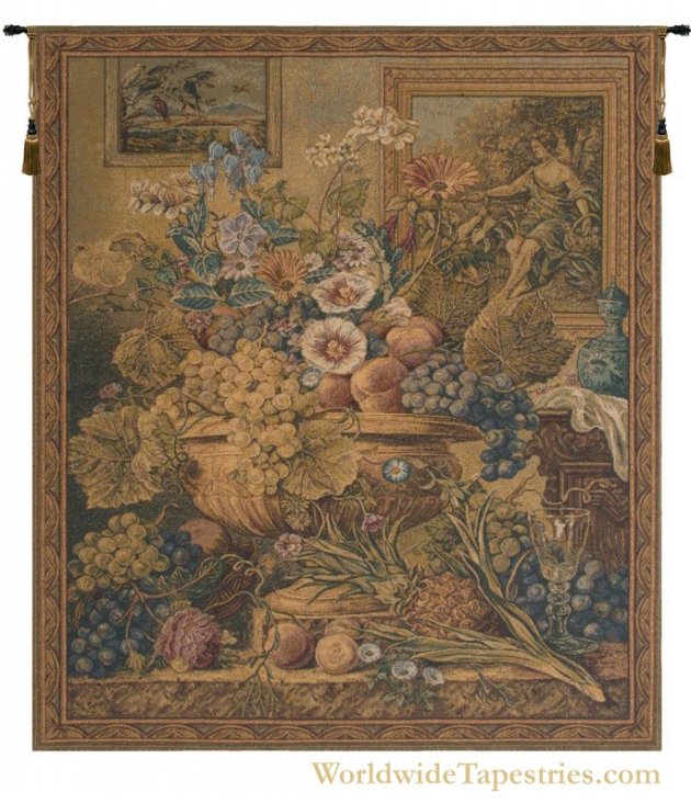 Bouquet and Frames Tapestry
