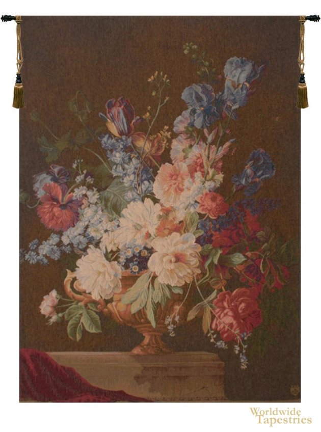 Bouquet Iris Fonce Tapestry