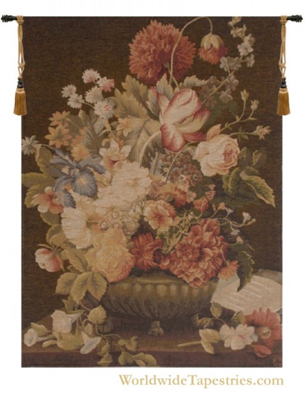 Bouquet Tulipe Fonce Tapestry