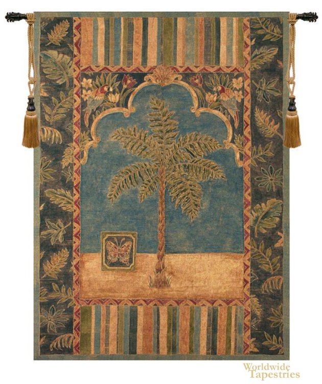 Brocade Palm Tapestry