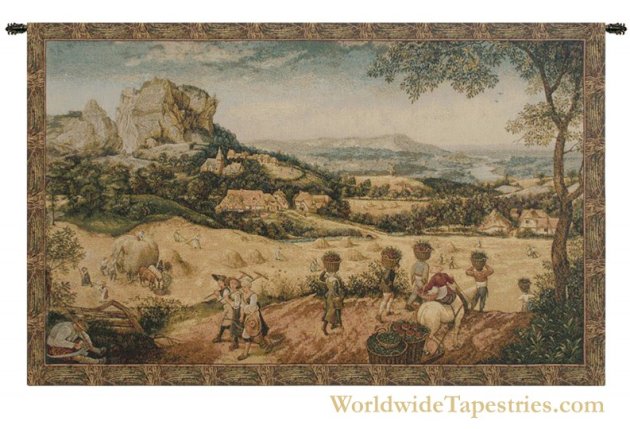 Collecting Hay Tapestry
