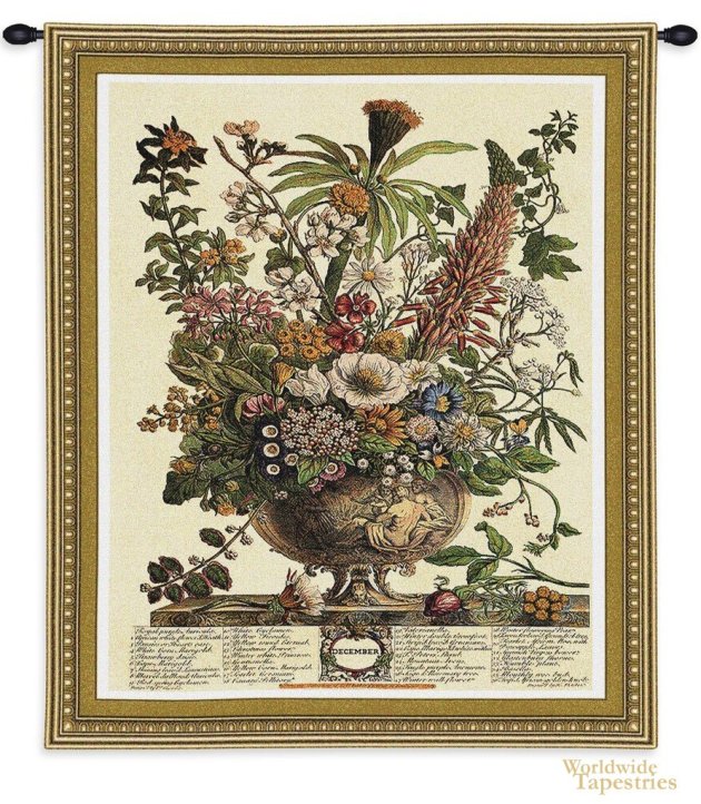 December Botanical Tapestry