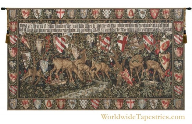 Deer & Shields - With Border Tapestry