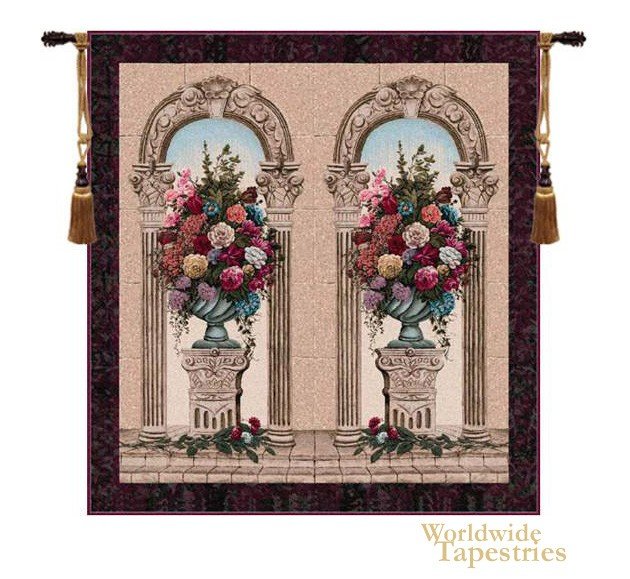 Floral Arch Duo Tapestry