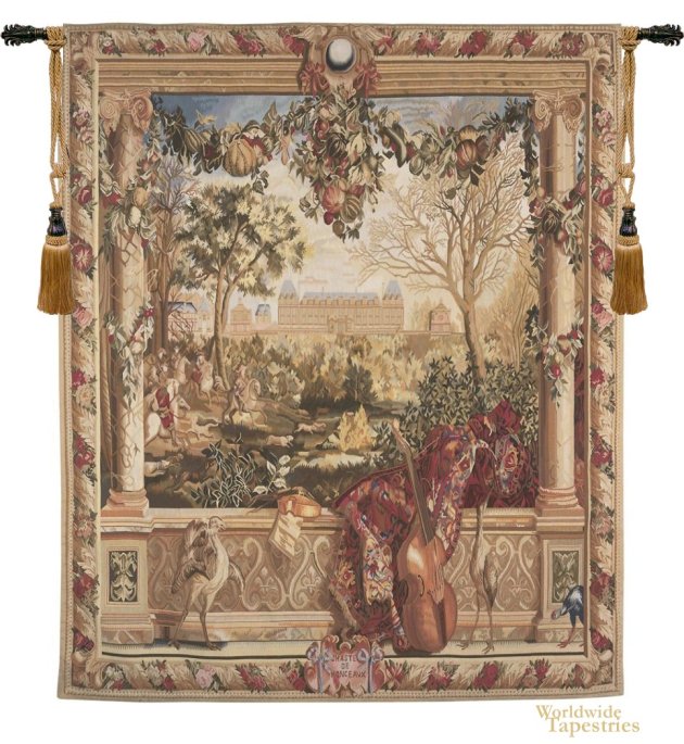 Handwoven Palais de Monceaux Tapestry