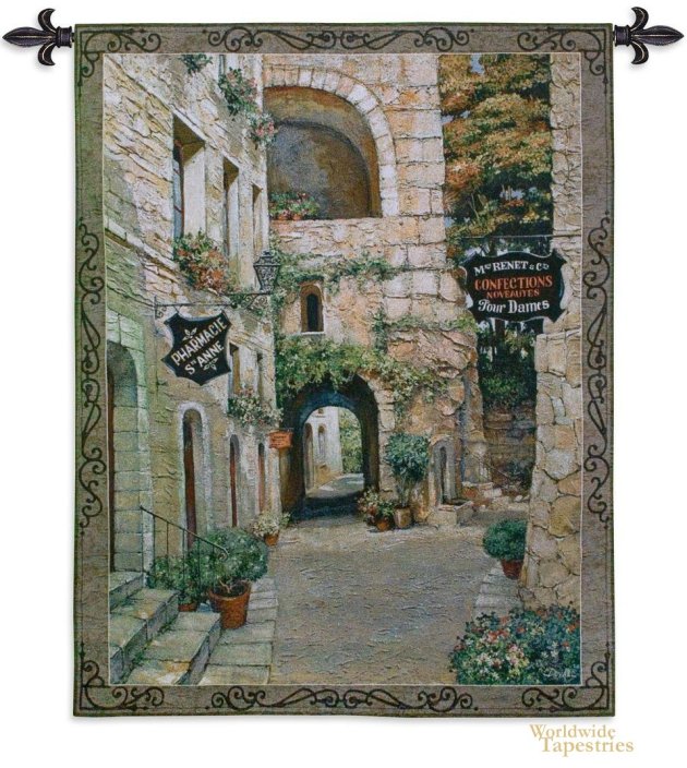 Italian Country Village Tapestry