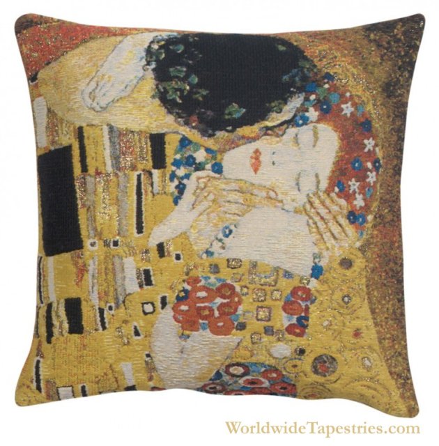 Kiss II Klimt Cushion Cover