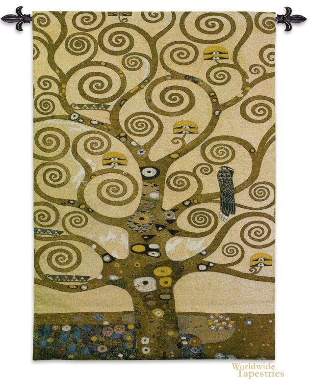 Klimt Tree of Life IV Tapestry