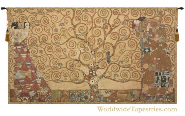 Klimt Tree of Life VI Tapestry