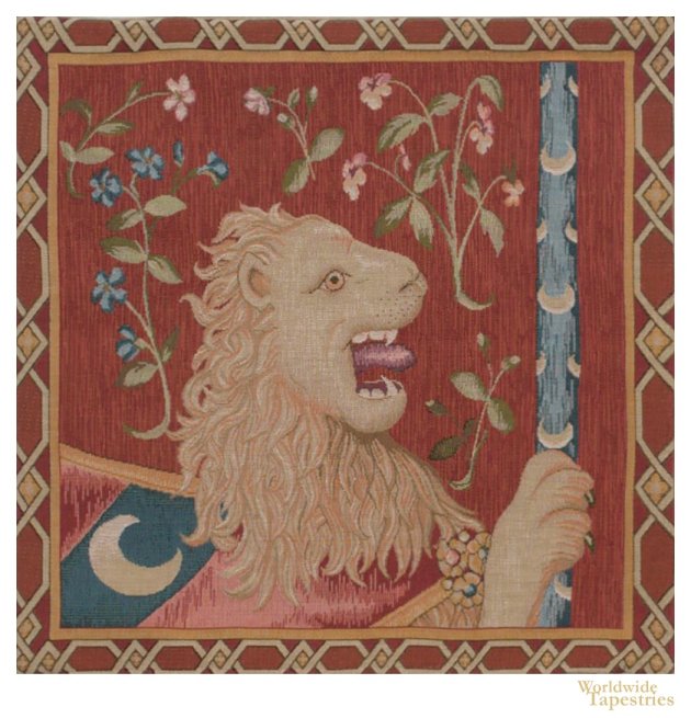 Le Lion Tapestry Cushion Cover