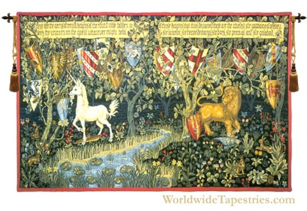 Les Chevaliers de la Table Ronde Tapestry