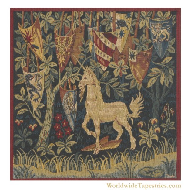 Licorne Heraldique Cushion Cover