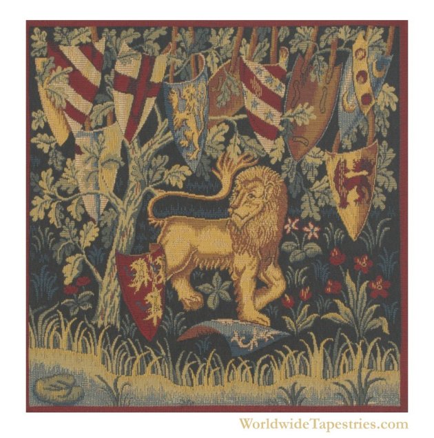 Lion Heraldique Cushion Cover