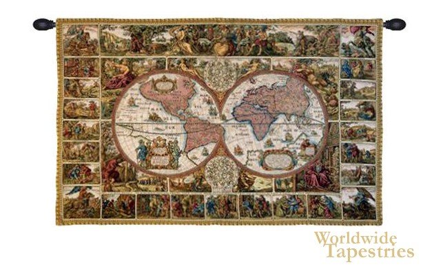 Mappemonde Tapestry