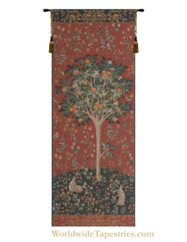 Medieval Orange Tree Tapestry