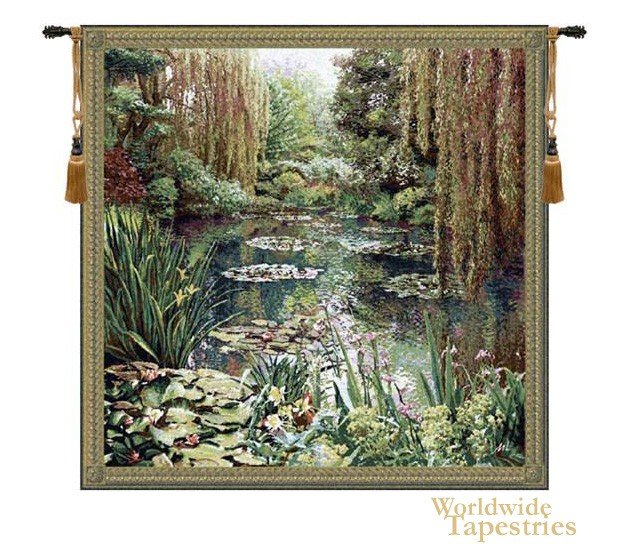 Monet Lake Giverny III Tapestry