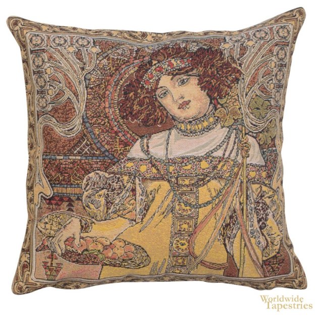 Mucha Autumn Cushion Cover