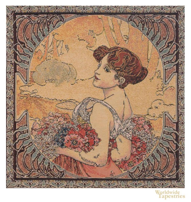 Mucha Summer Cushion Cover