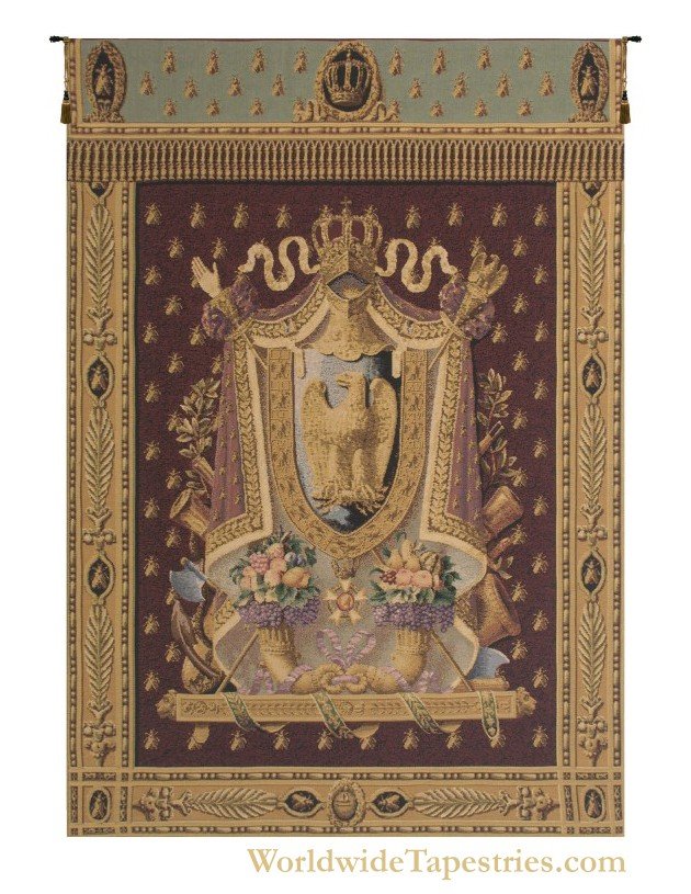 Napolean Burgundy Tapestry