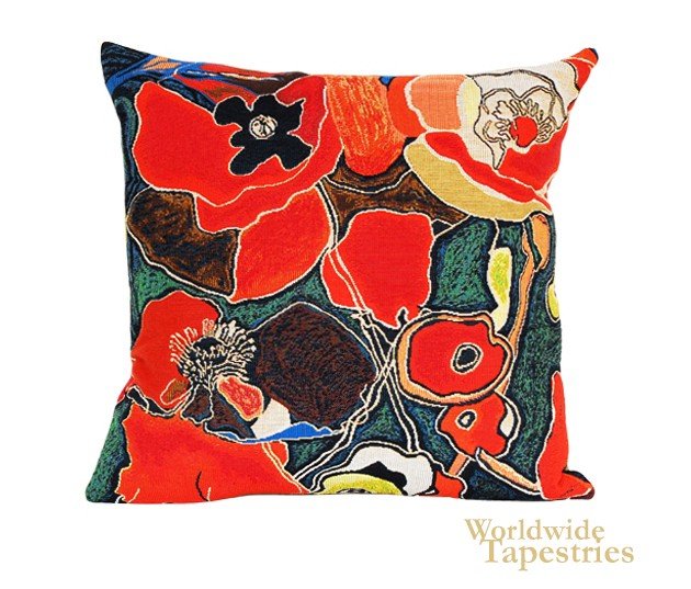 Pavots Cushion Cover