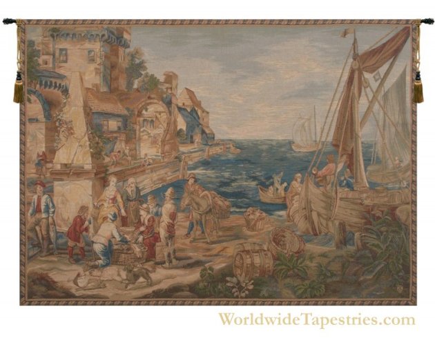 Return of the Fisherman (Retour De Peche) Tapestry