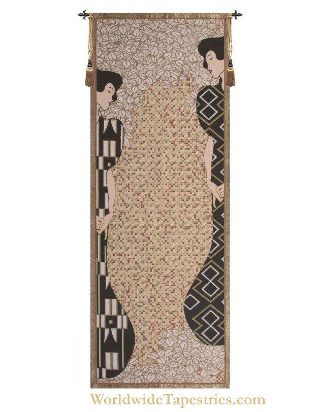 Silhouettes - Klimt Tapestry