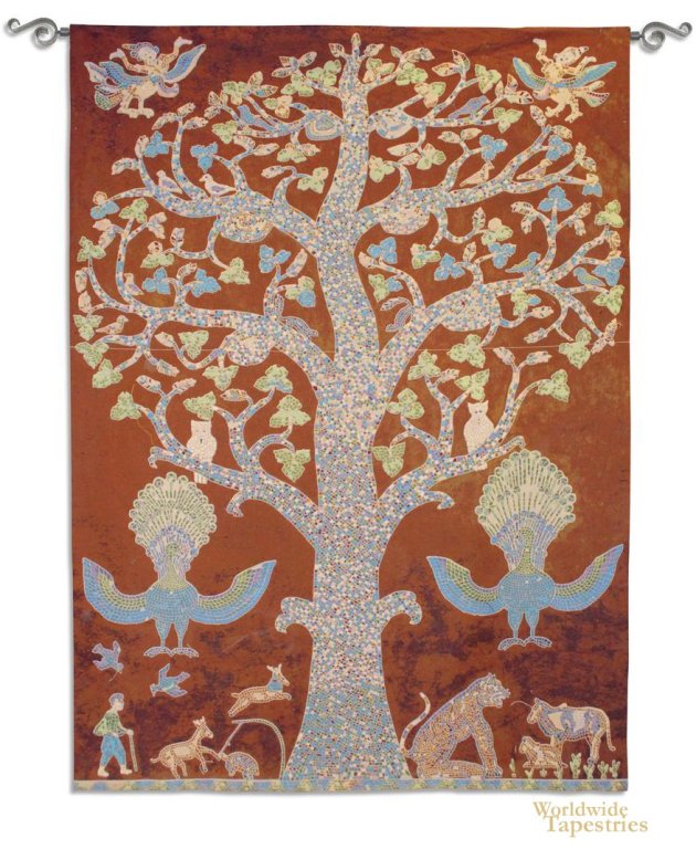 Temple Tree of Life Tapestry