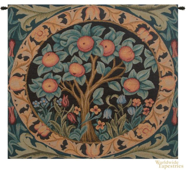 The Orange Tree - No Border Tapestry