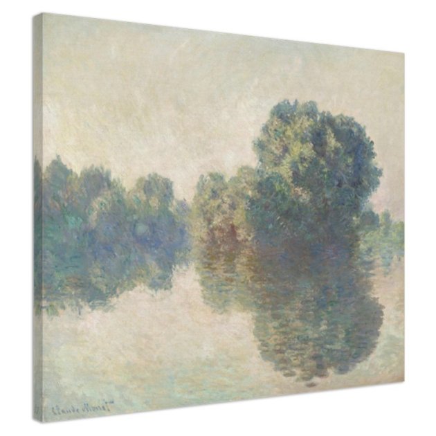 The Seine At Giverny - Claude Monet - Canvas Print