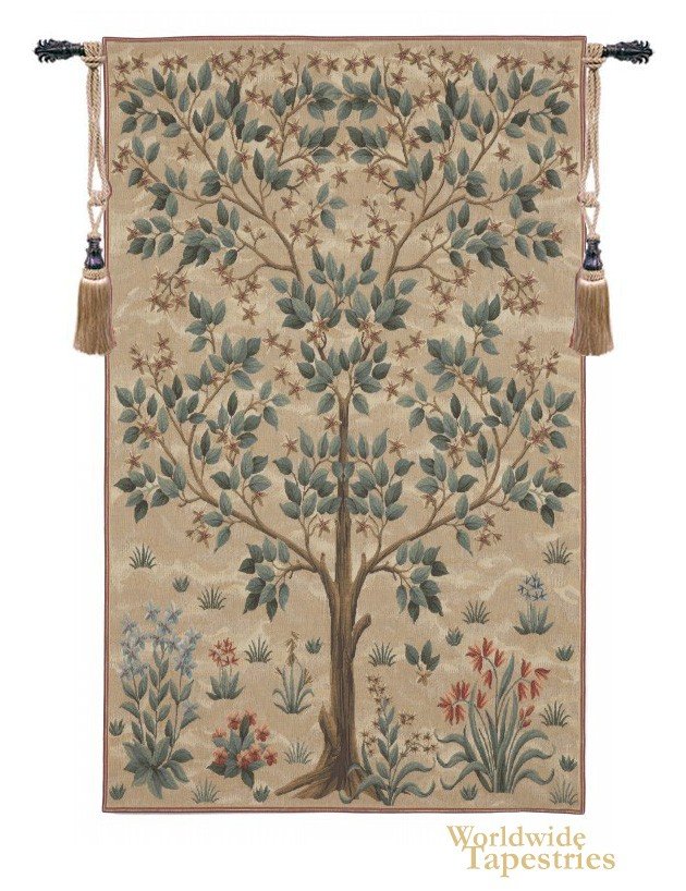 Tree of Life Cream Tapestry