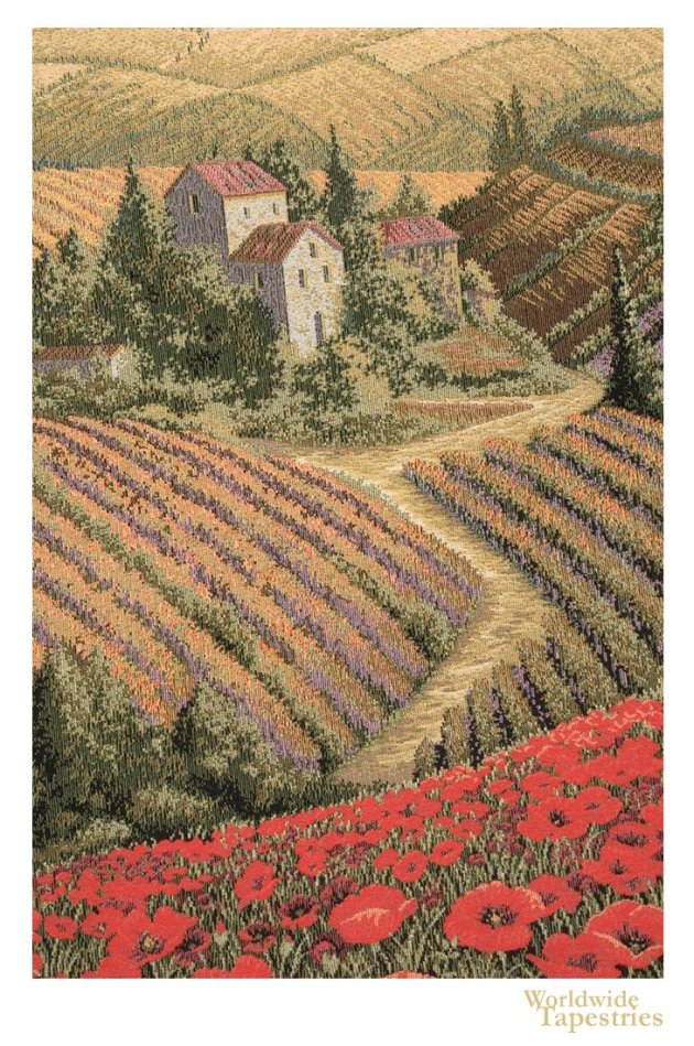 Tuscan Poppy Landscape